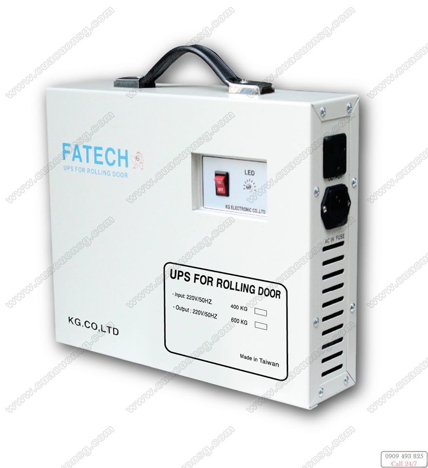 bình lưu điện cửa cuốn