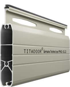 Cửa Cuốn Đức Khe Thoáng Titadoor PM482, Móc dày 1.15mm, Chân chịu lực dày 1.15mm