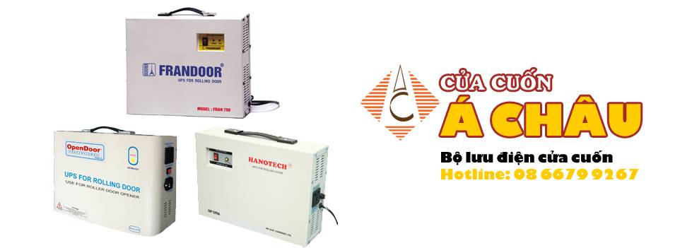 Bình lưu điện cửa cuốn Á Châu