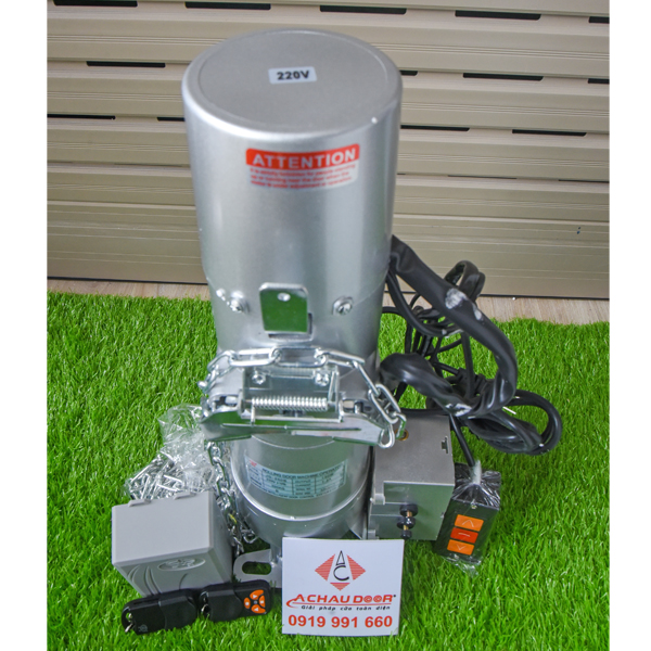 Motor cửa cuốn JG 300kg 11 mặt trên Motor cửa cuốn JG 300kg nhập khẩu thực tế