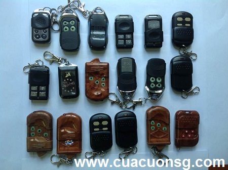 cách sử dụng remote cửa cuốn