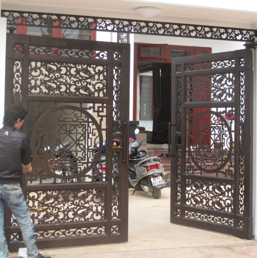 299+ Mẫu Cổng Sắt Đẹp 2024 29 mẫu cửa sắt 2 cánh đẹp nhất