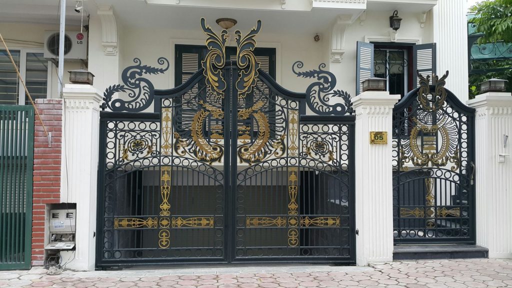 299+ Mẫu Cổng Sắt Đẹp 2024 16 cửa sắt 2 cánh