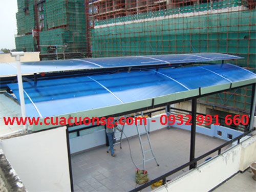 Mái tôn vòm sân thượng tphcm