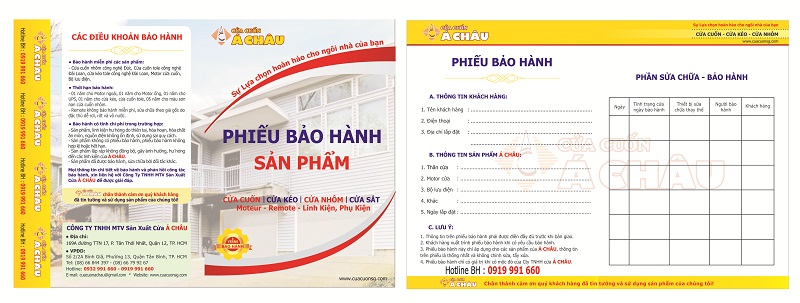Cửa Kéo Inox Không Lá 304 3 Phiếu bảo hành Á Châu