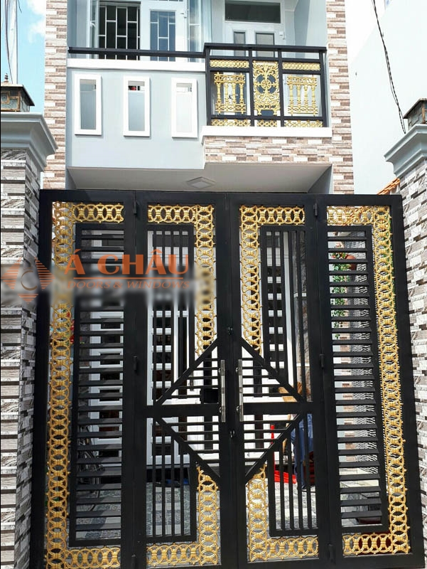 299+ Mẫu Cổng Sắt Đẹp 2024 72 cổng hộp 4 cánh