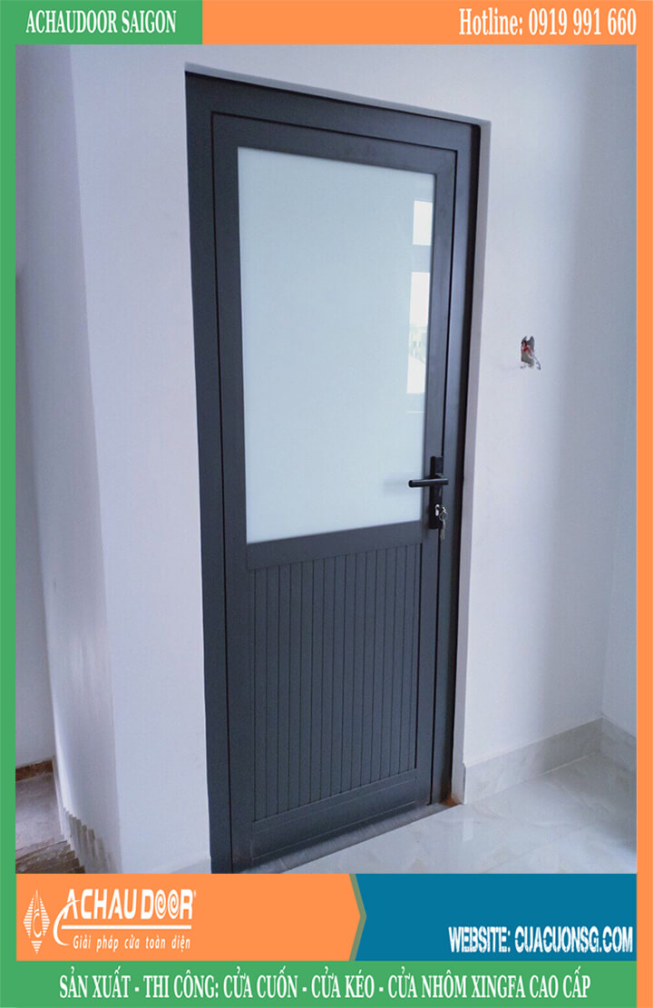 mẫu cửa nhôm xingfa 1 cánh đẹp