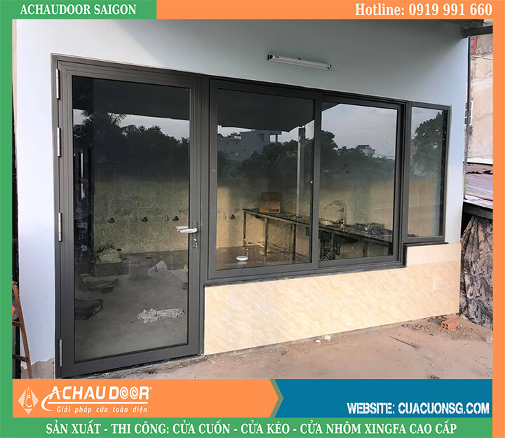giá cửa nhôm kính 1 cánh