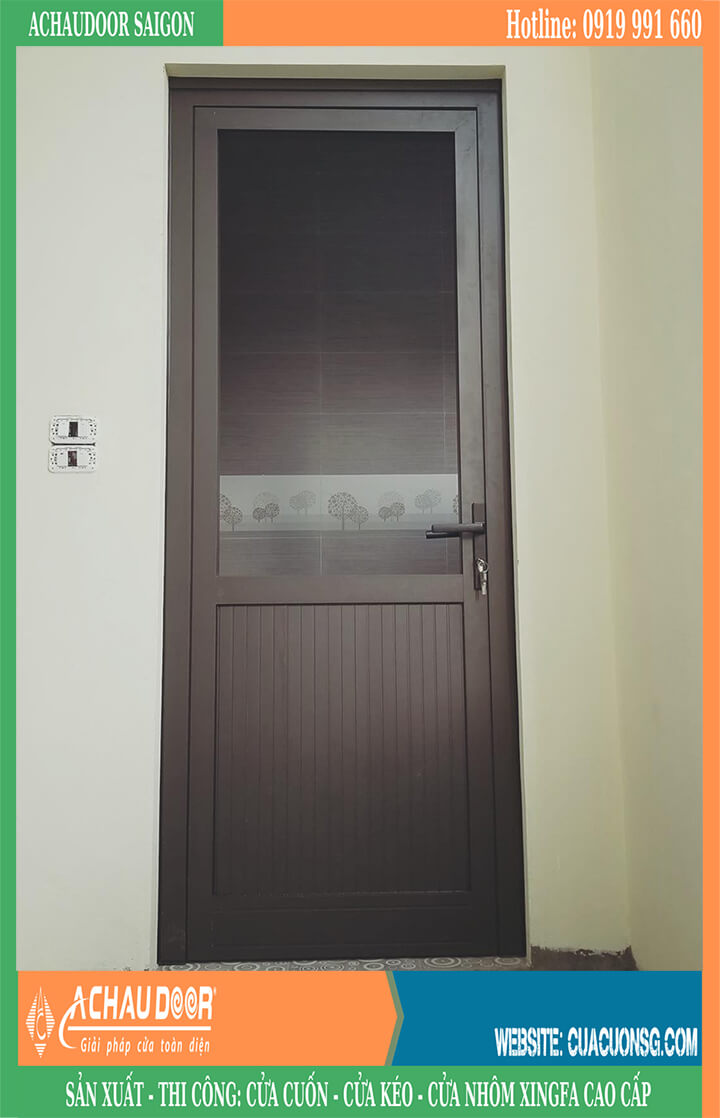 cửa sổ nhôm kính 1 cánh