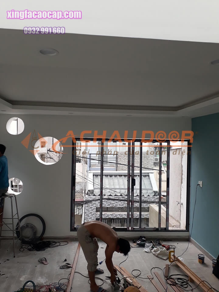 Cửa sổ mở lùa nhôm xingfa