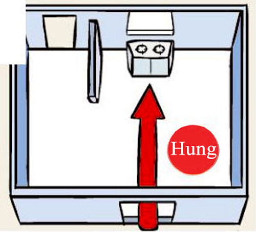 Không nên đặt cửa ra vào đối diện bếp