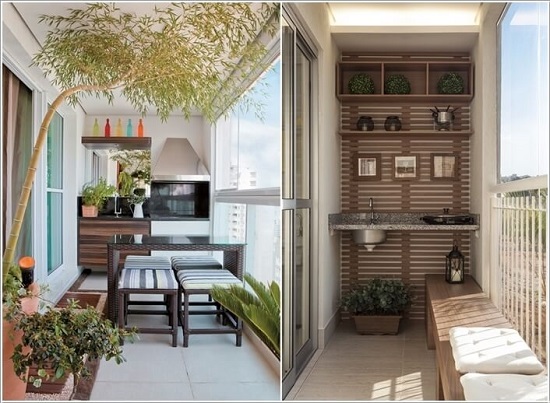 Đặt bếp ngay ban công ảnh hưởng đến tài vận của thế hệ sau này trong nhà