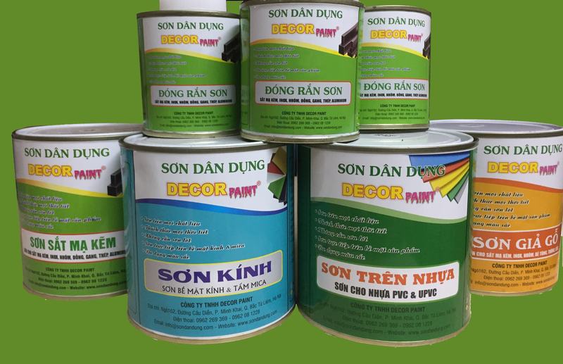 Sơn Decor Paint - sơn trên śt mạ kẽm