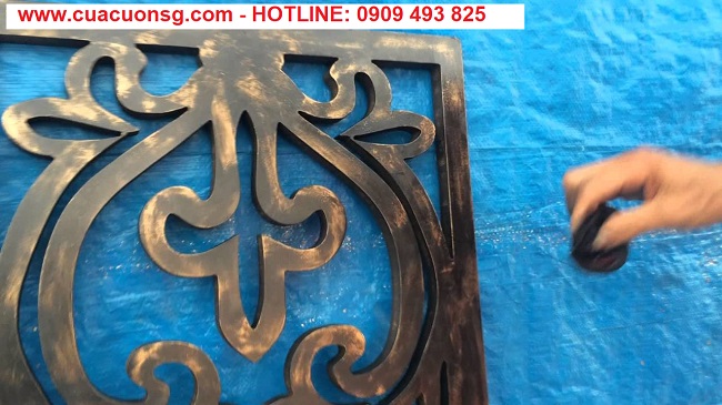 Sơn giả cổ cho sắt thép 4 Kỹ thuật sơn giả cổ