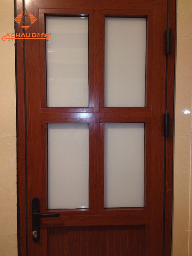 Mẫu cửa nhôm nhà vệ sinh giá rẻ 9 cửa toilet nhôm việt pháp