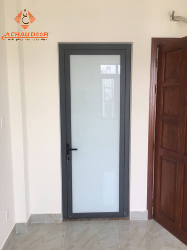 Mẫu cửa nhôm nhà vệ sinh giá rẻ 11 mẫu cửa 1 cánh nhôm việt pháp