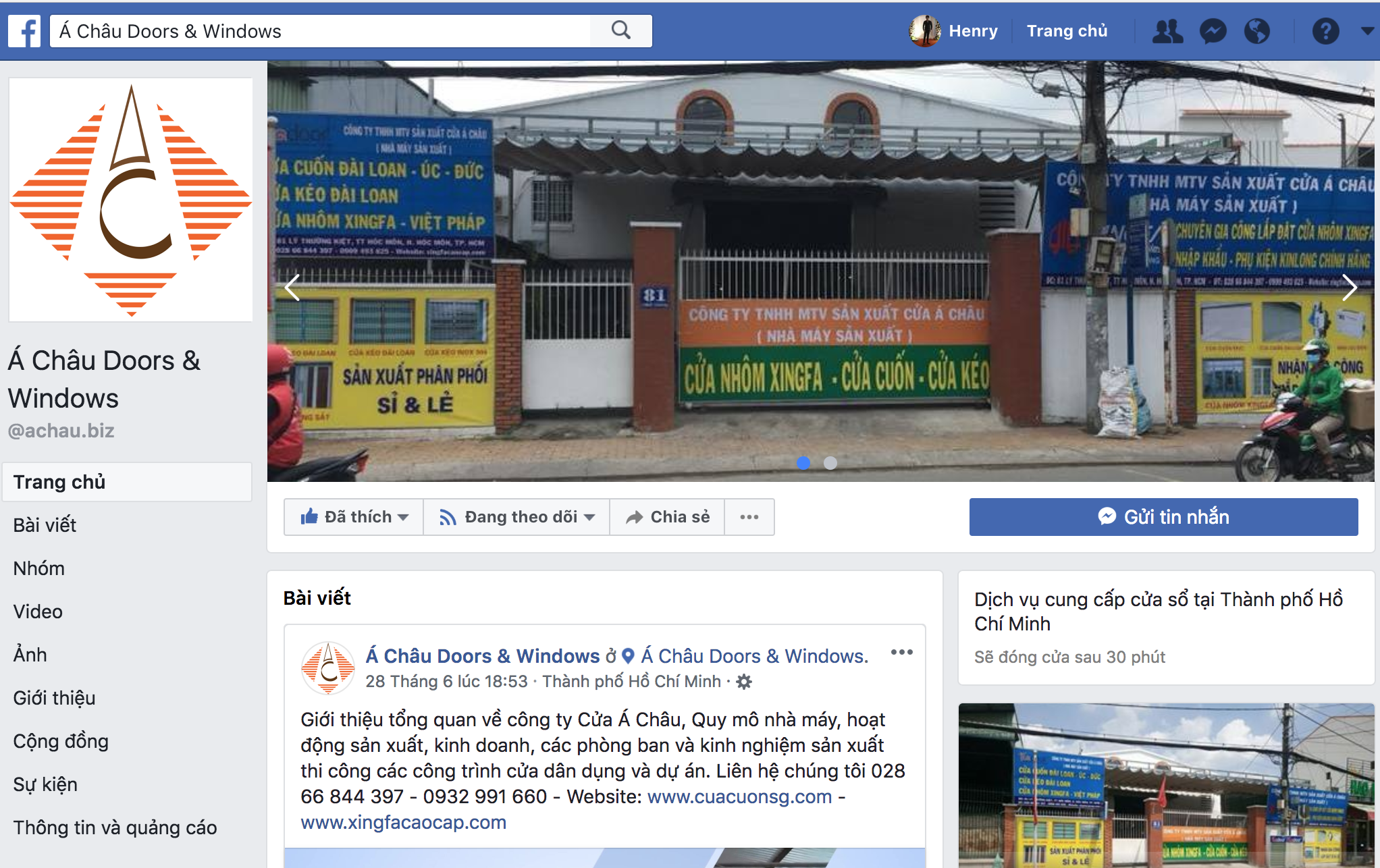 facebook a chau door