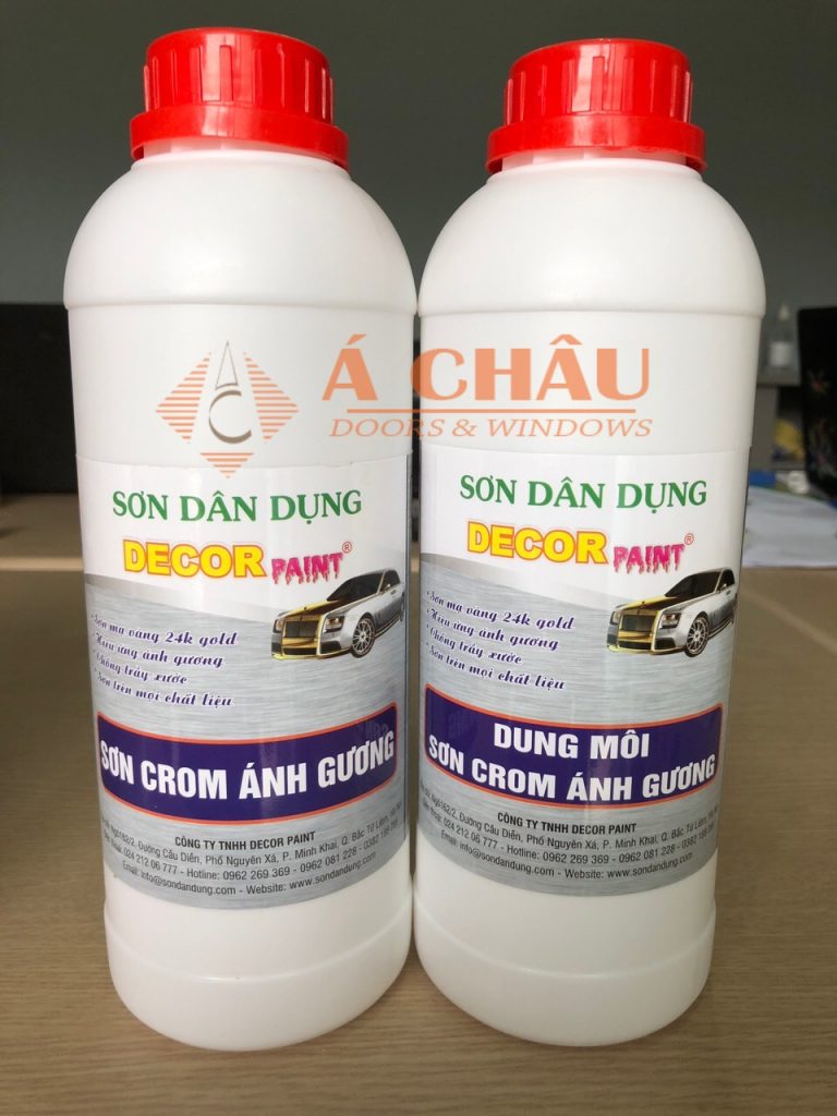 sơn crom ánh gương bóng đẹp