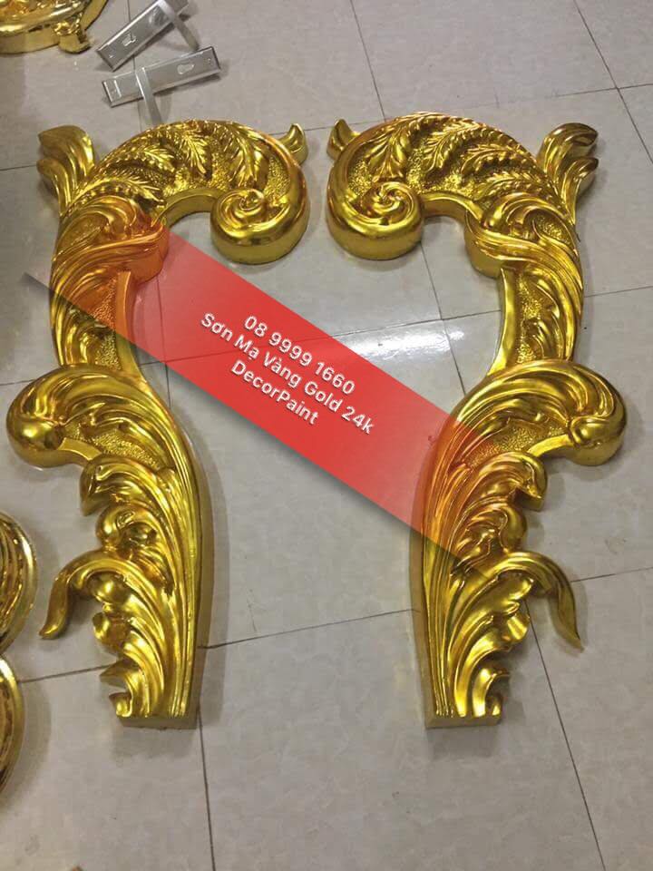sơn mạ vàng trên nhựa