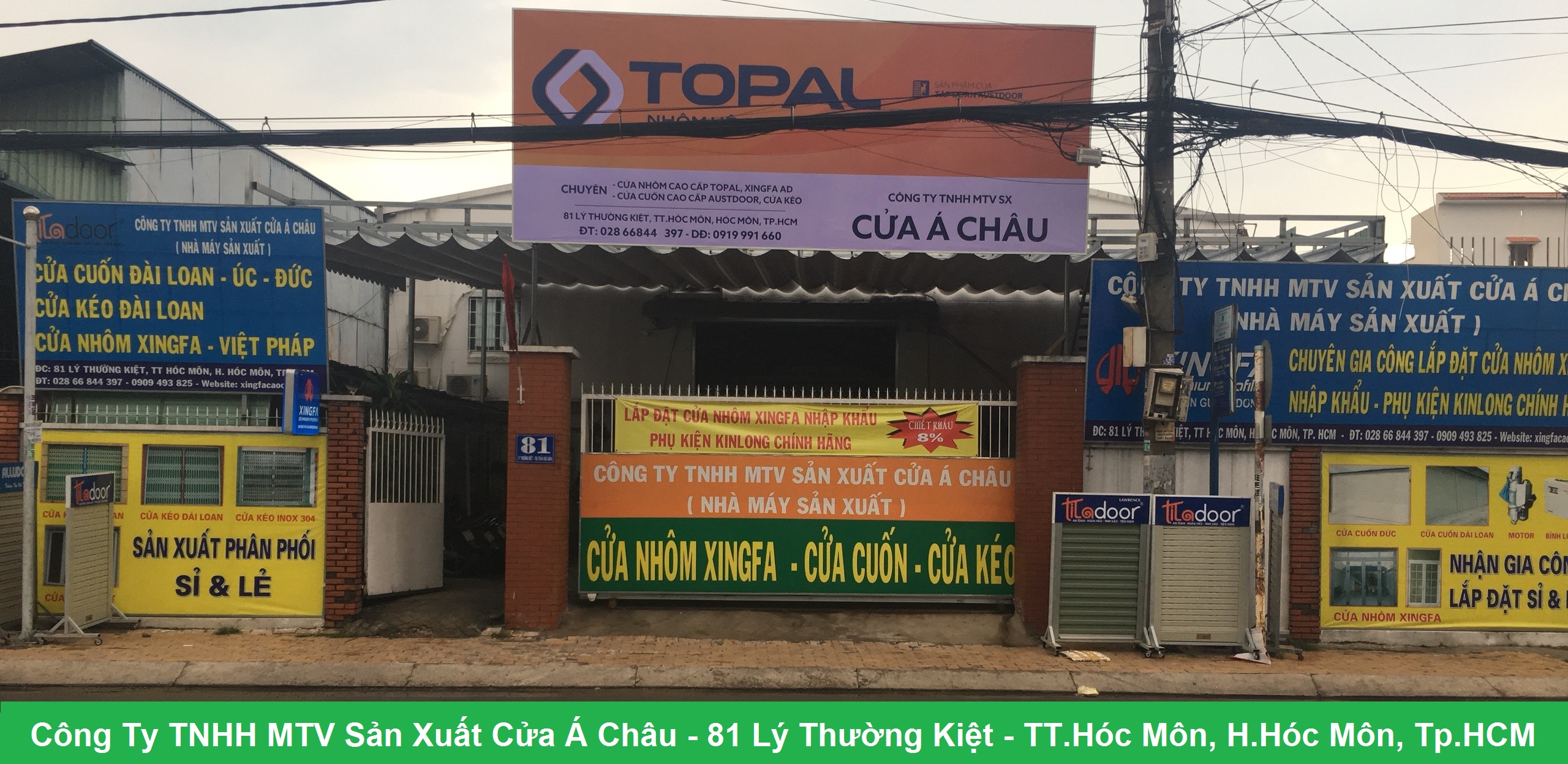 nhà máy sản xuất cửa kéo đài loan á châu