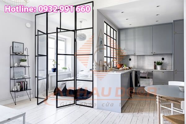 Thiết kế căn hộ nhỏ 50m2 với hệ thống cửa nhôm Xingfa 3 căn hộ nhỏ 50m2