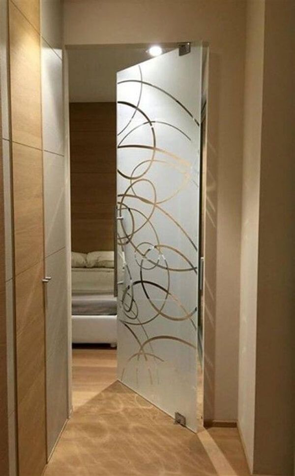 Cửa đường vân tròn