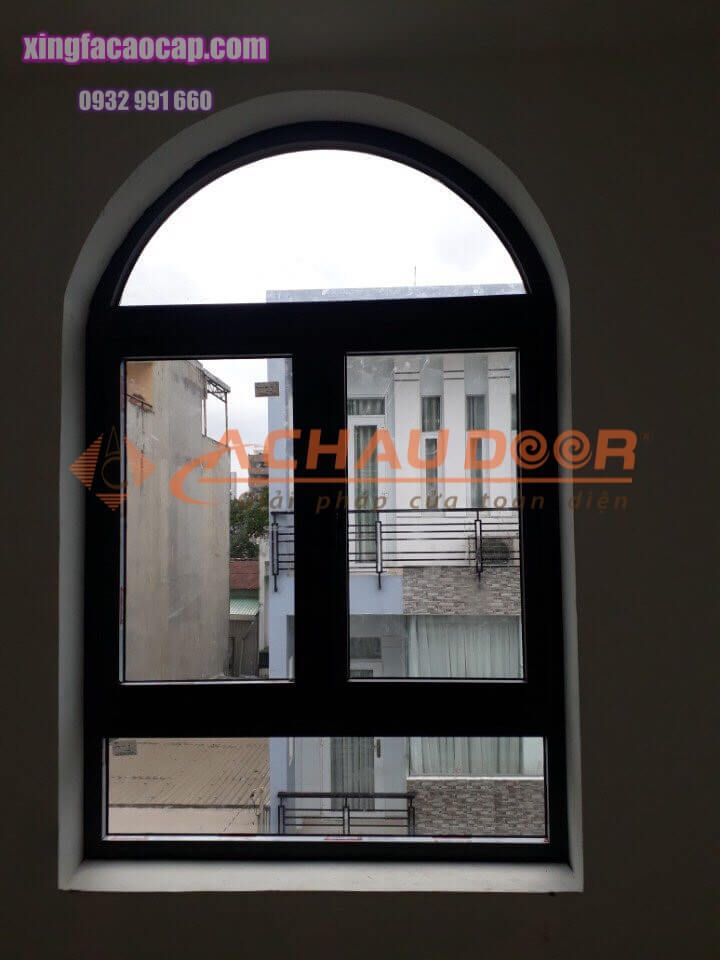 10 mẫu cửa nhôm Xingfa uốn vòm đẹp và sang trọng 2 mẫu cửa sổ nhôm xingfa