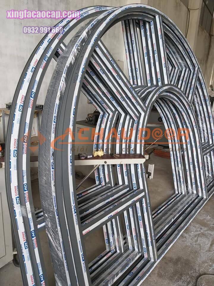 10 mẫu cửa nhôm Xingfa uốn vòm đẹp và sang trọng 7 mái vòm uốn nhôm xingfa