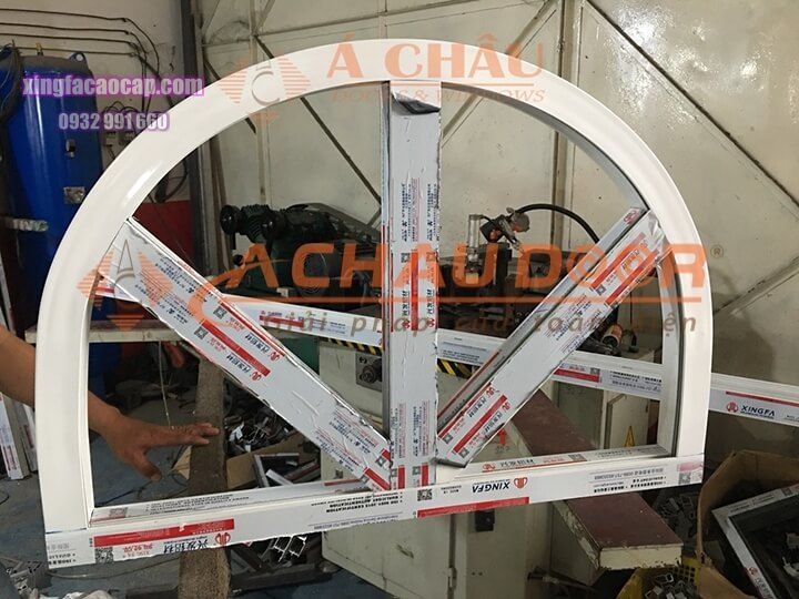 10 mẫu cửa nhôm Xingfa uốn vòm đẹp và sang trọng 8 mẫu cửa uốn nhôm xingfa