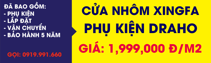 cách làm cửa nhôm xingfa