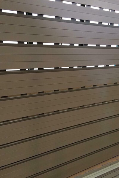 cửa cuốn Alludoor màu nâu cafe