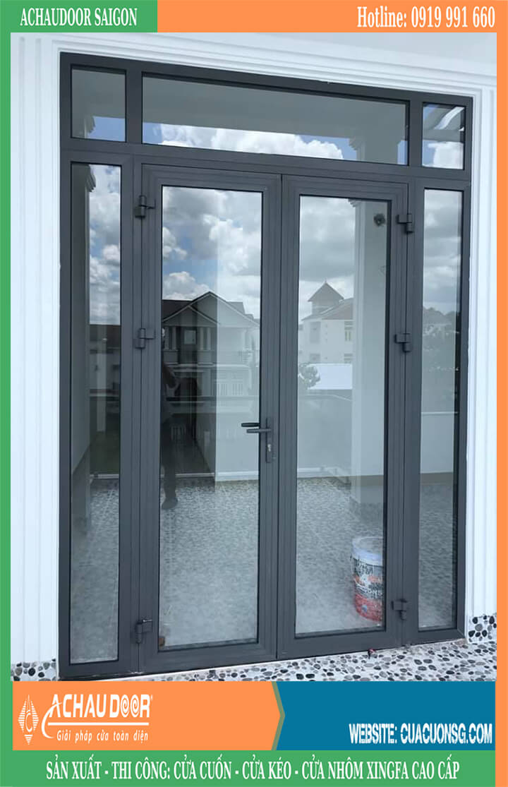 cửa nhôm xingfa 2 cánh