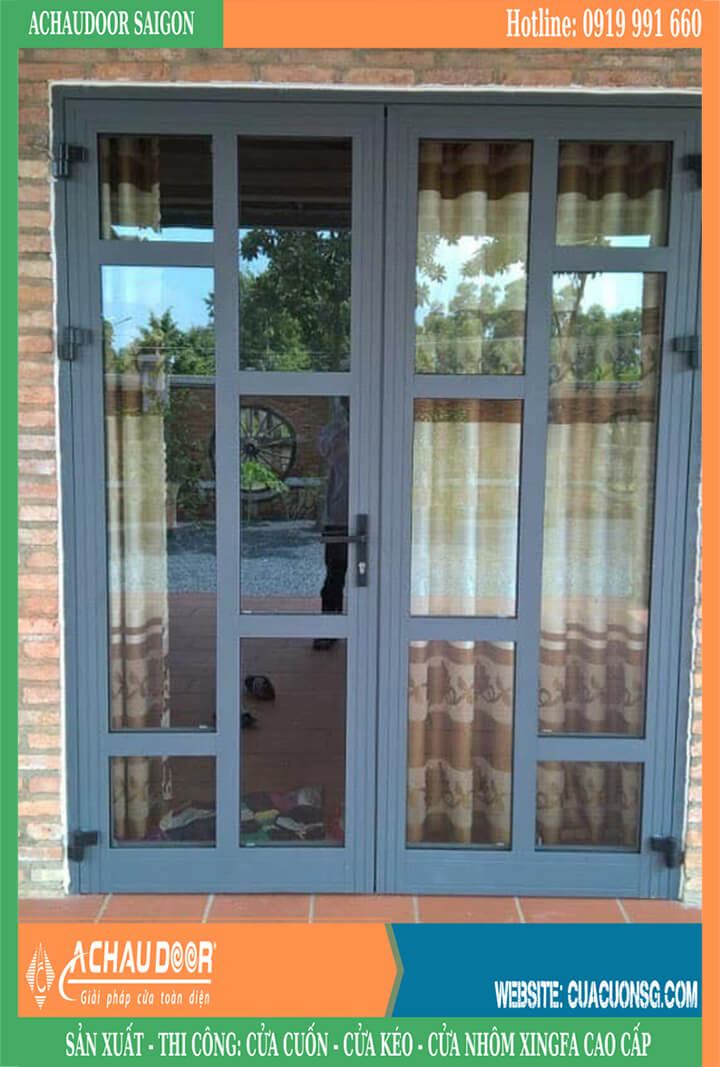 cửa nhôm 2 cánh đẹp