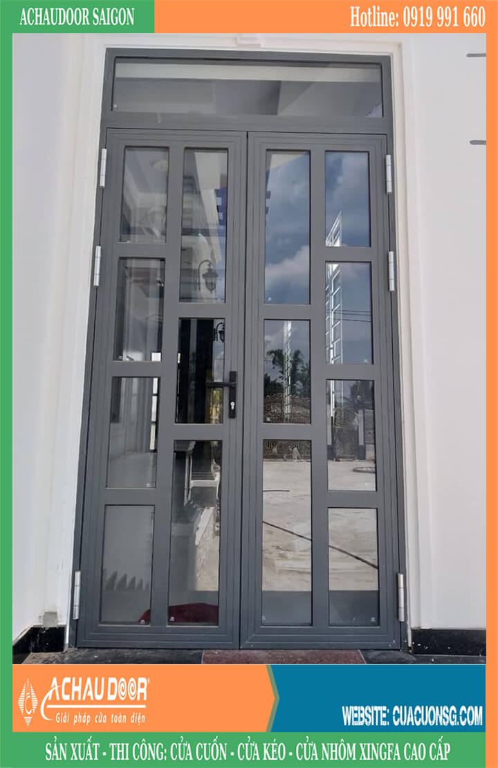 mẫu cửa nhôm 2 cánh đẹp