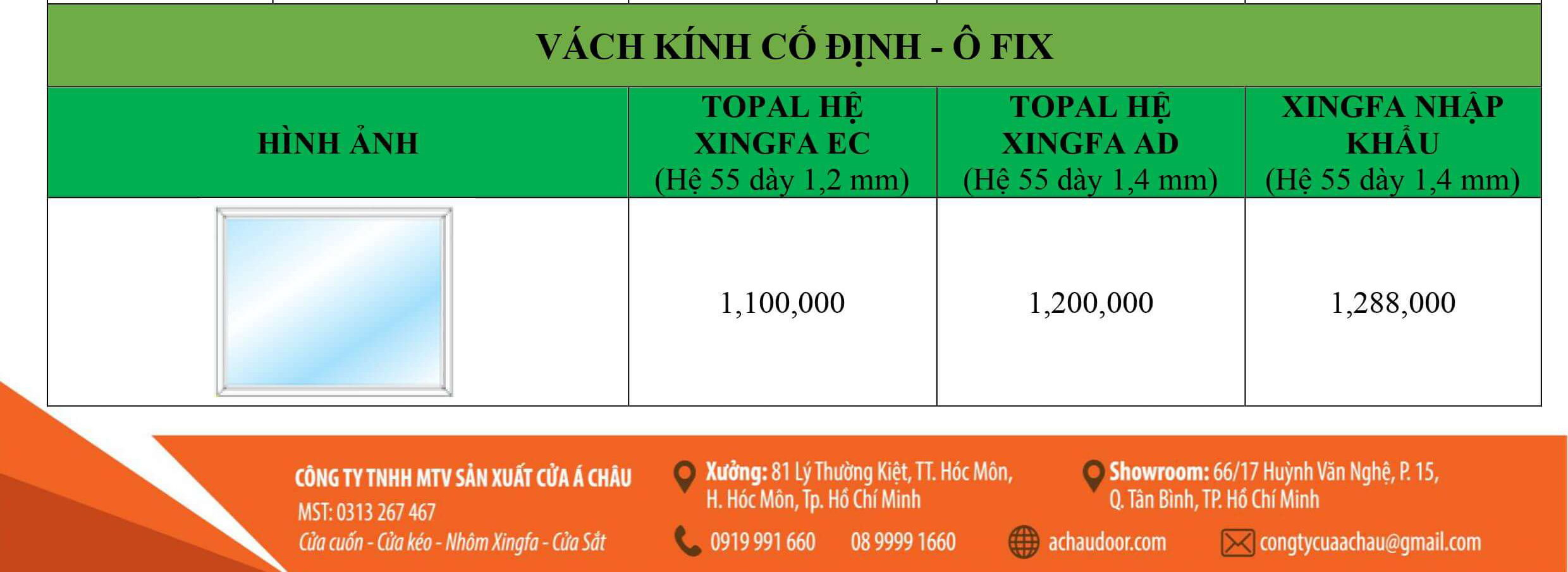 Giới Thiệu Mẫu Vách Nhôm Kính Giá Rẻ 4 báo giá vách nhôm kính