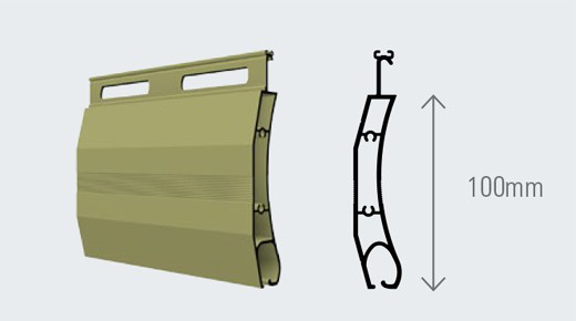 Cửa Cuốn Nan Nhôm Austdoor Bigos - B100S