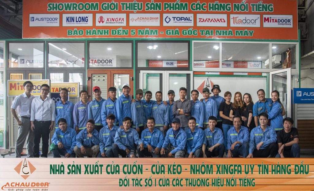 Á Châu - Công ty sản xuất cửa nhôm kính, cửa cuốn, cửa kéo