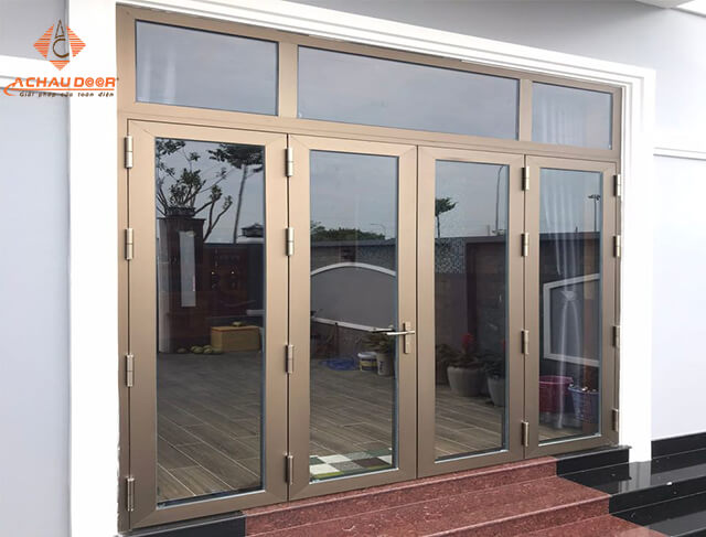 Phụ Kiện Cửa Nhôm Bogo 7 cửa nhôm 4 cánh đẹp mắt với phụ kiện Bogo