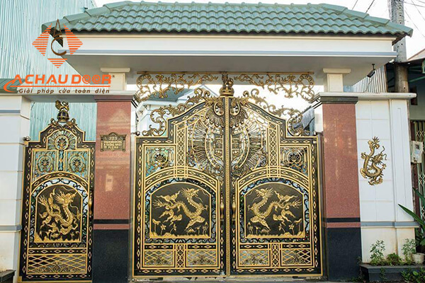 mẫu cổng đúc biệt thự