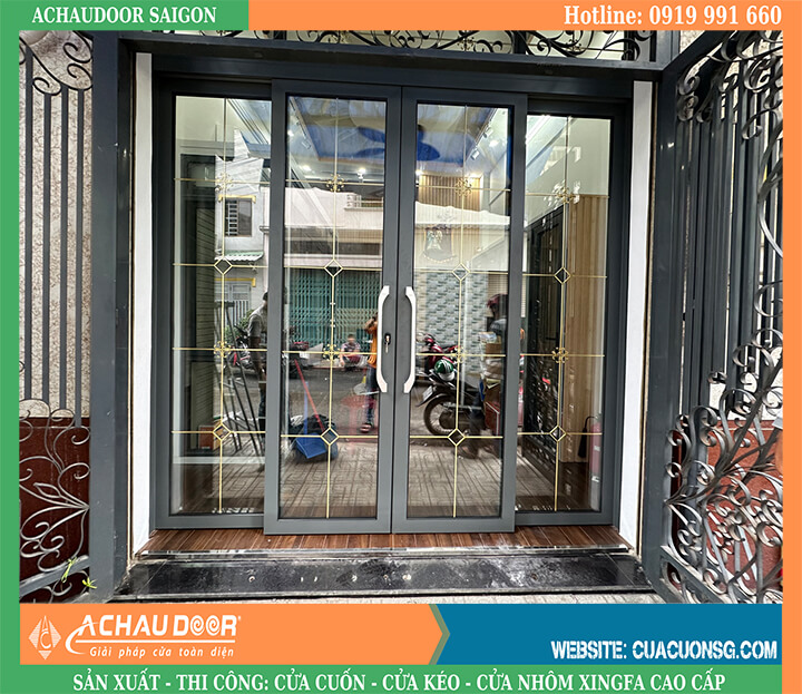 cửa nhôm trượt quay aluvina