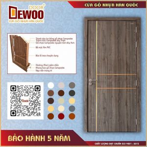 Cửa Gỗ Nhựa Composite HQ01