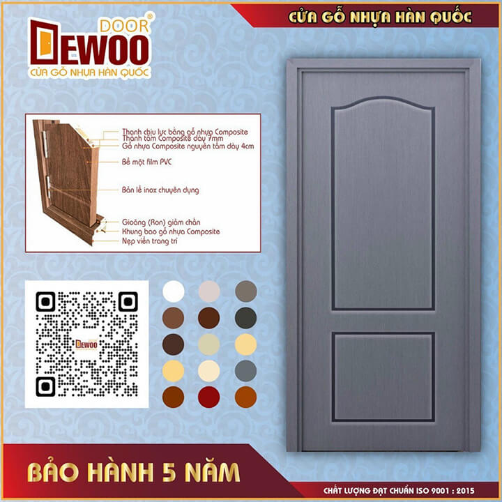 cửa nhựa composite chống nước