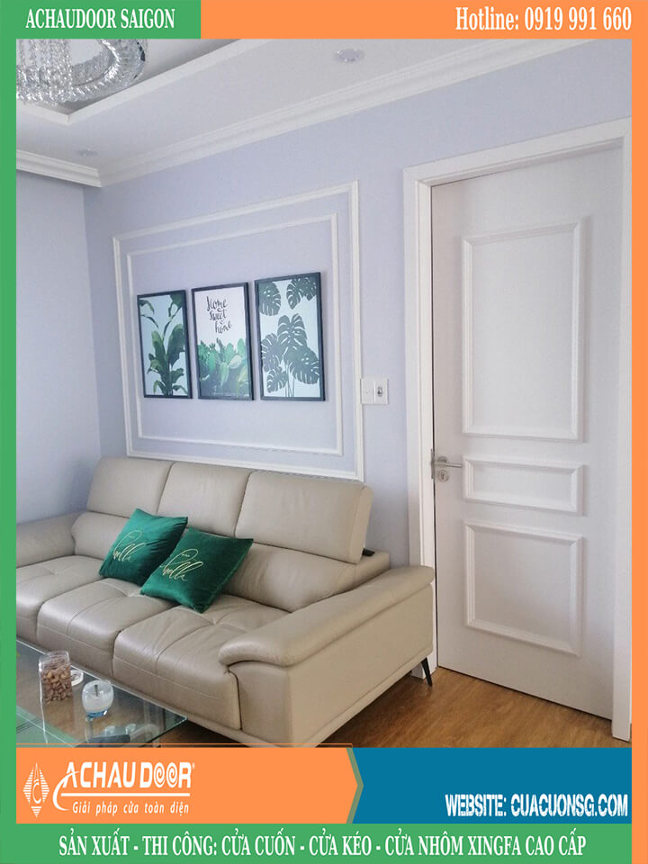 cửa nhựa composite mùa trắng