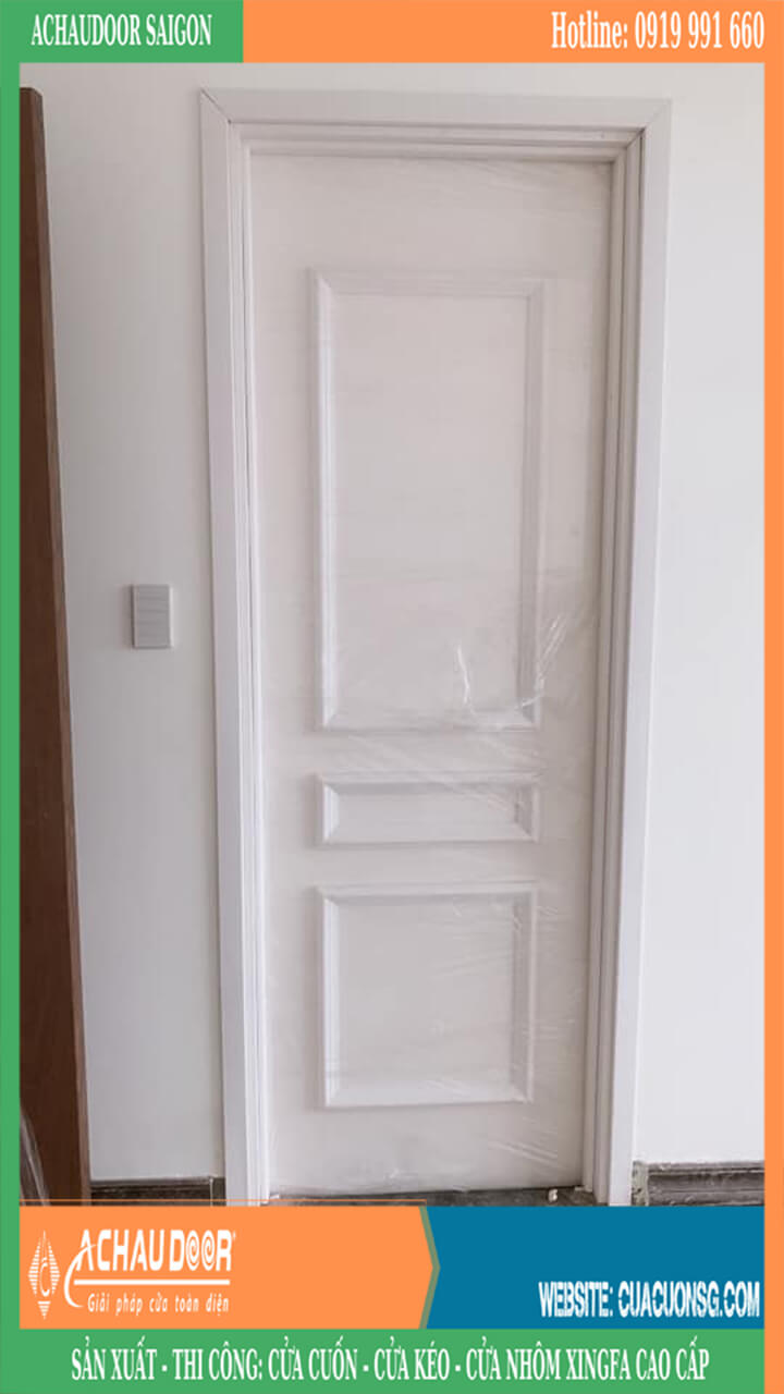 cửa nhựa composite mùa trắng mẫu mới 2022