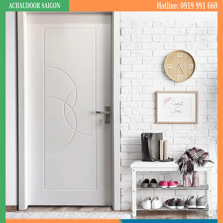 cửa nhựa giả gỗ composite mùa trắng