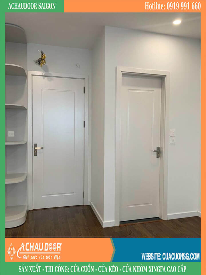 mẫu cửa nhựa composite mùa trắng