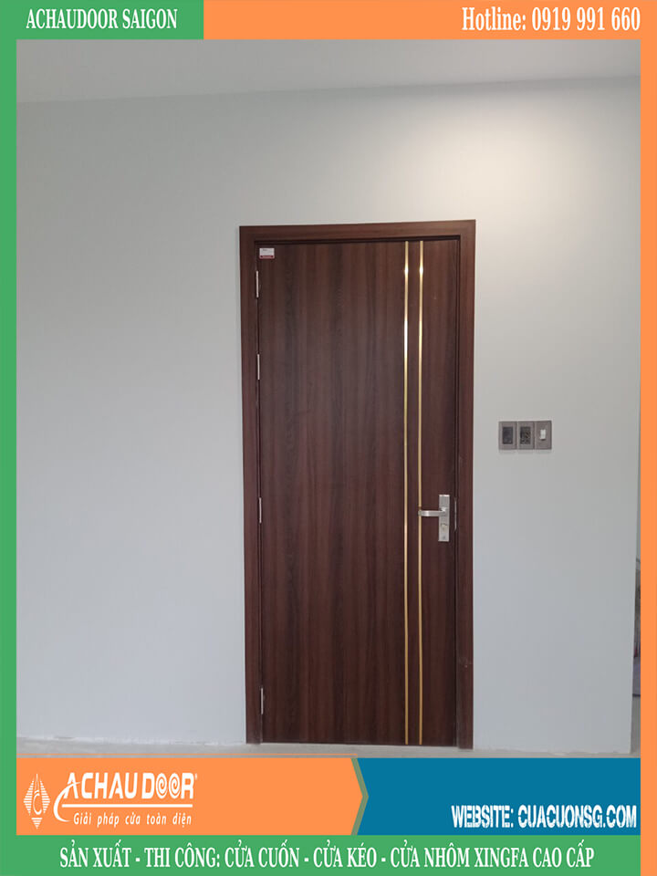 15 Mẫu Cửa Phòng Ngủ bằng Nhựa Giả Gỗ Composite cao cấp