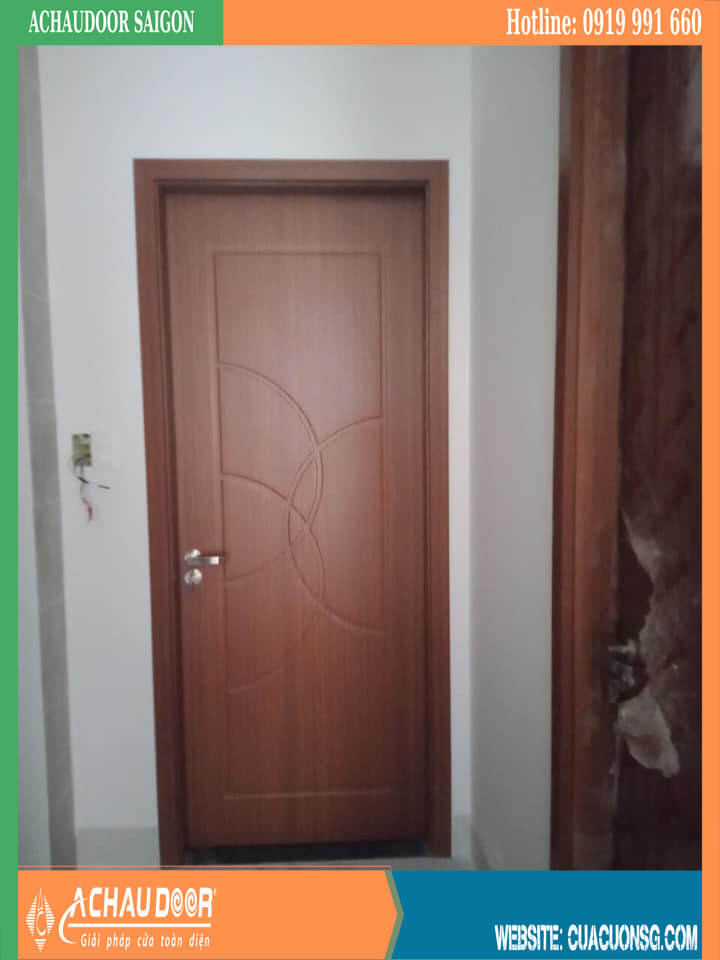 15 Mẫu Cửa Phòng Ngủ bằng Nhựa Giả Gỗ cao cấp