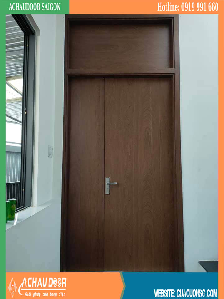 15 Mẫu Cửa Phòng Ngủ Nhựa Giả Gỗ Composite