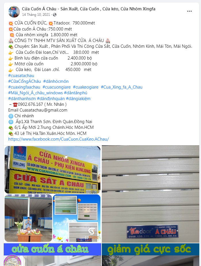 Cửa Cuốn Á Châu cảnh báo tình trạng cá nhân, đơn vị, trang web, fanpage giả mạo thương hiệu 8 đặng-thanh-nhân-giả-mạo-cửa-cuốn-á-châu-lừa-đảo-3